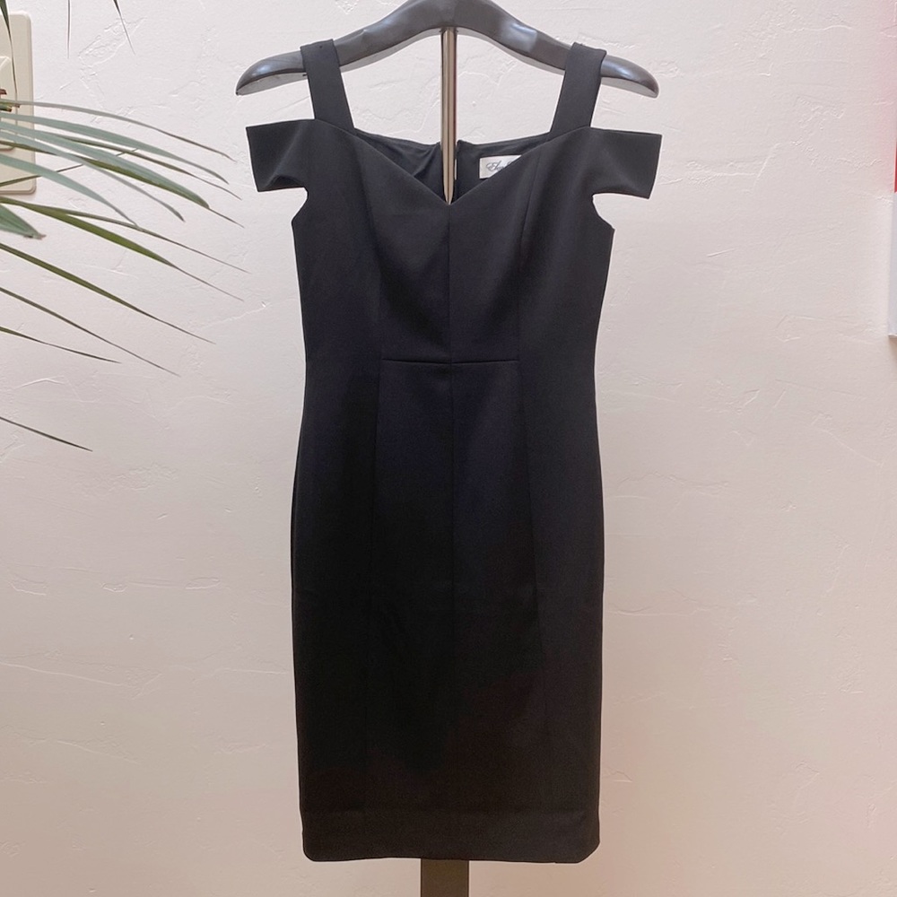 Eliza Jay black cocktail dress